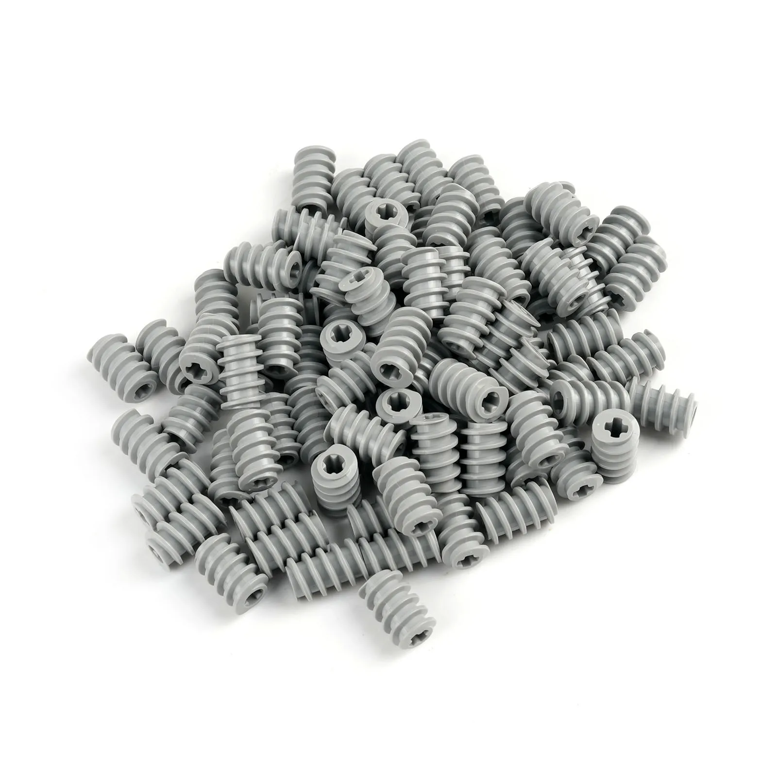 

50PCS/100PCS Plastic Helical Gear Toys 1x2 Worm Technology Building Blocks Parts 4716 Assembly MOC Bricks DIY Toys Accessories
