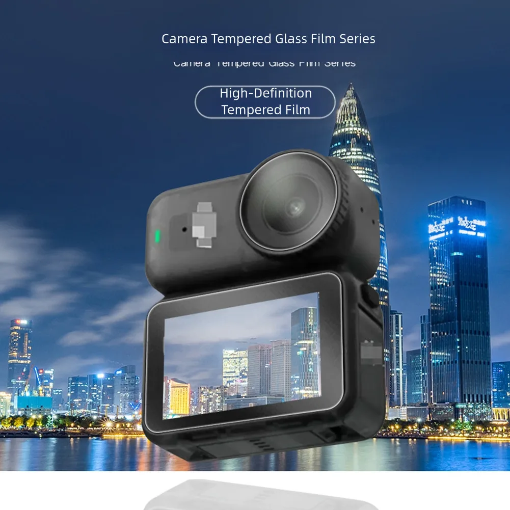 Ultra HD Tempered Glass Screen Protector For DJI OSMO-Nano - 9H Scratch Panoramic Camera Glass Protective Film Camera Accessory