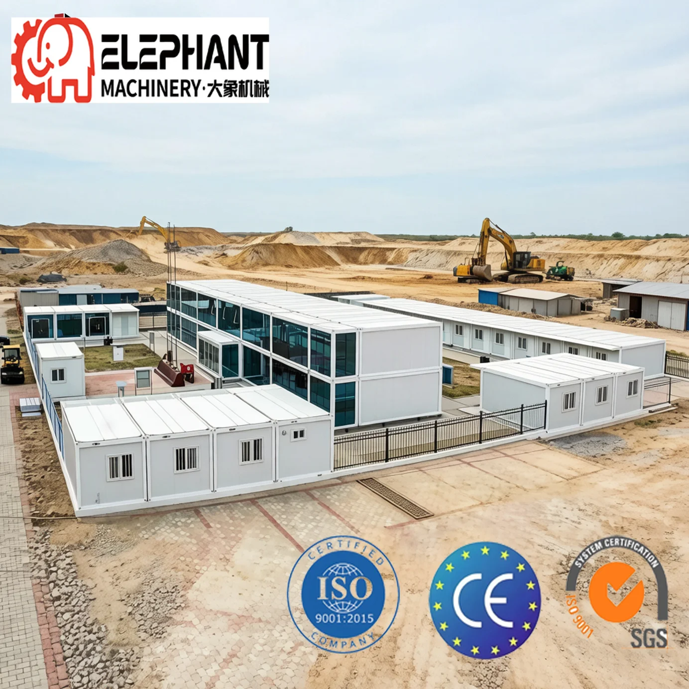 DX House European Detachable Container House for Mining Camps-Quick Assembly Modern Design 5-Year Warranty