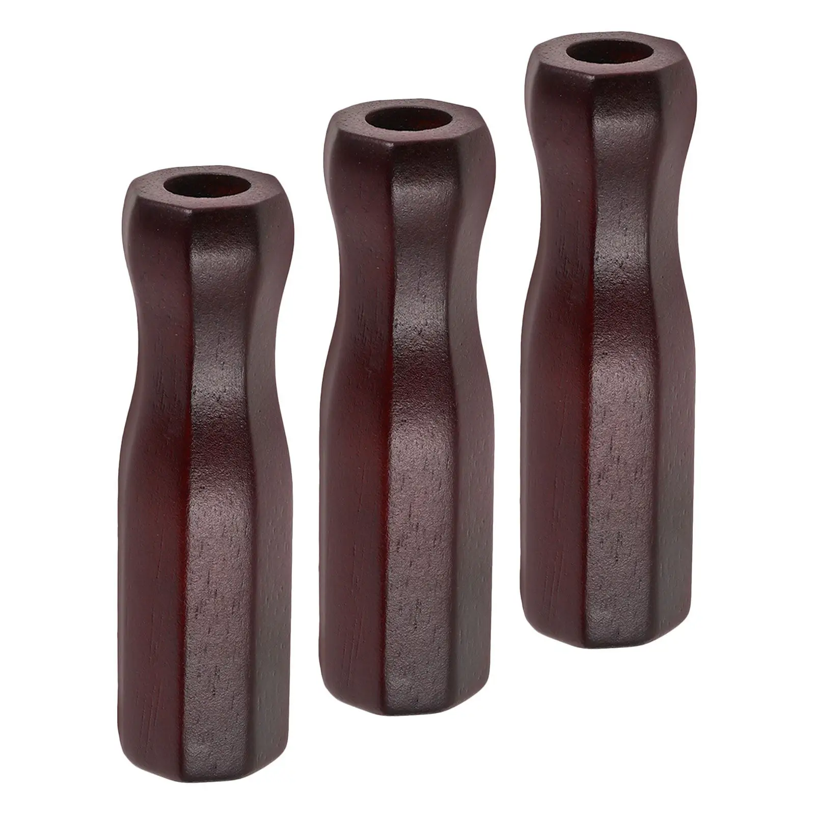 

3Pcs Wooden Foosball Handle Grips Octagonal Non-Slip Replacement Rod Handles for Table Soccer Football Accessories Standard Size