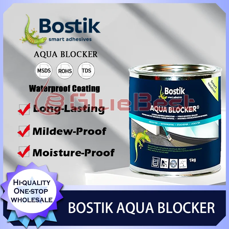 

Bostik AQUA BLOCKER Waterproofing Coating for Leak Prevention Surface Sealing Long-Lasting Protection in Damp Original Product