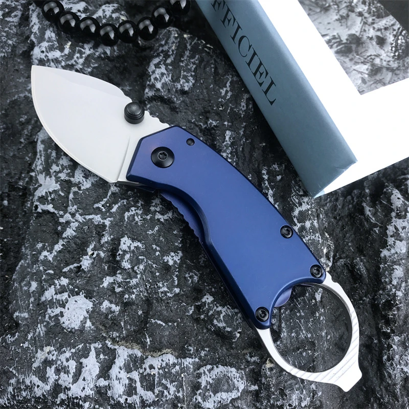 Mini KS 8710 Necklace Knife Outdoor Tactical Hunting Portable multi-purpose bottle opener, EDC pocket knife, gift collection