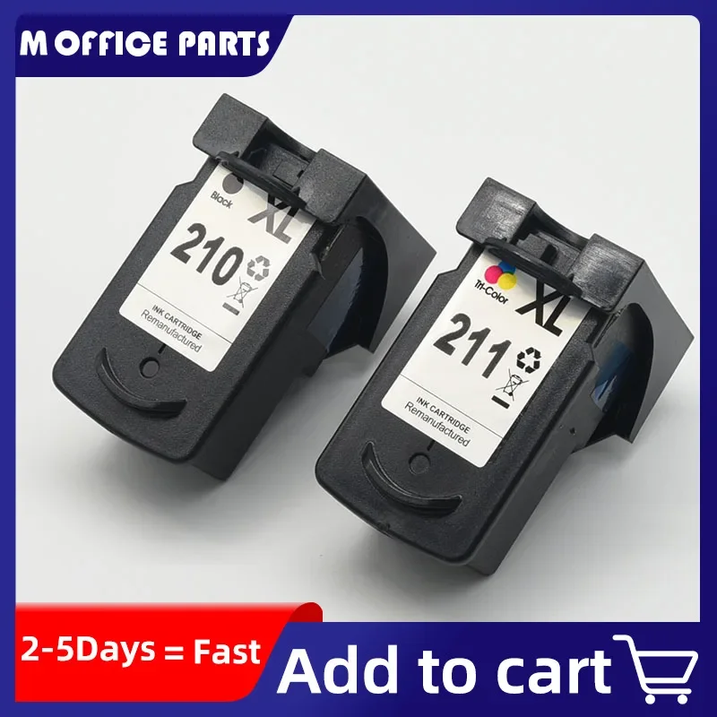 Replacement Ink Cartridge For Canon PG 210 CL 211 XL For Canon Pixma IP2700 IP2702 MP240 MP250 Printer PG210 CL211