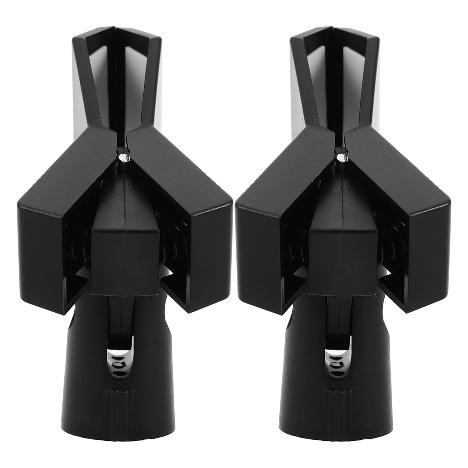 

2Pcs Adjustable Microphone Clip Holder Universal Mic Clamp Screw Adapter Suitable for Wired Wireless Mic Stage Recording