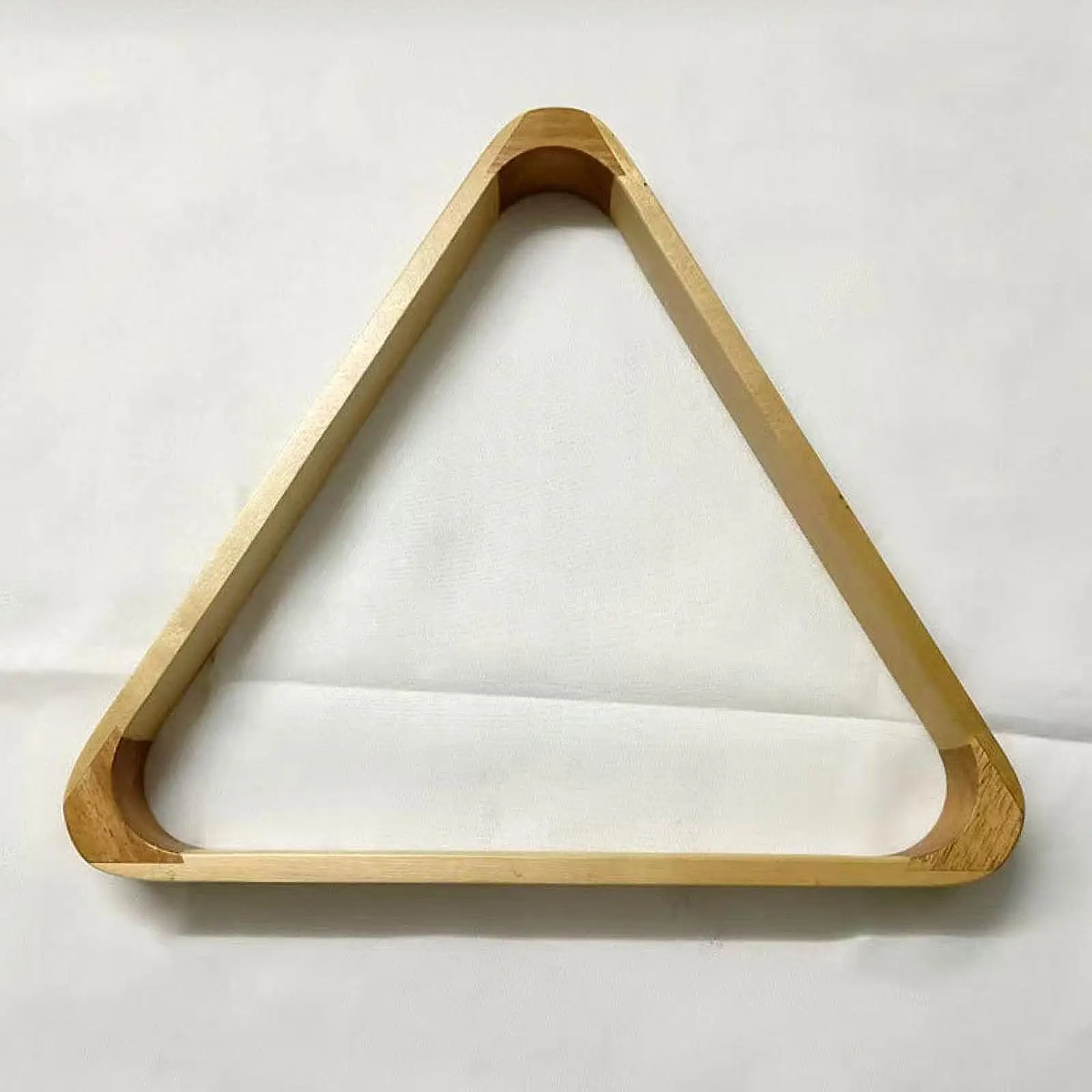 Pool Table Triangle Ball Rack Billiard Rack Wood 2 1/4 inch Balls Fitment Billiard Table Triangle for Indoor