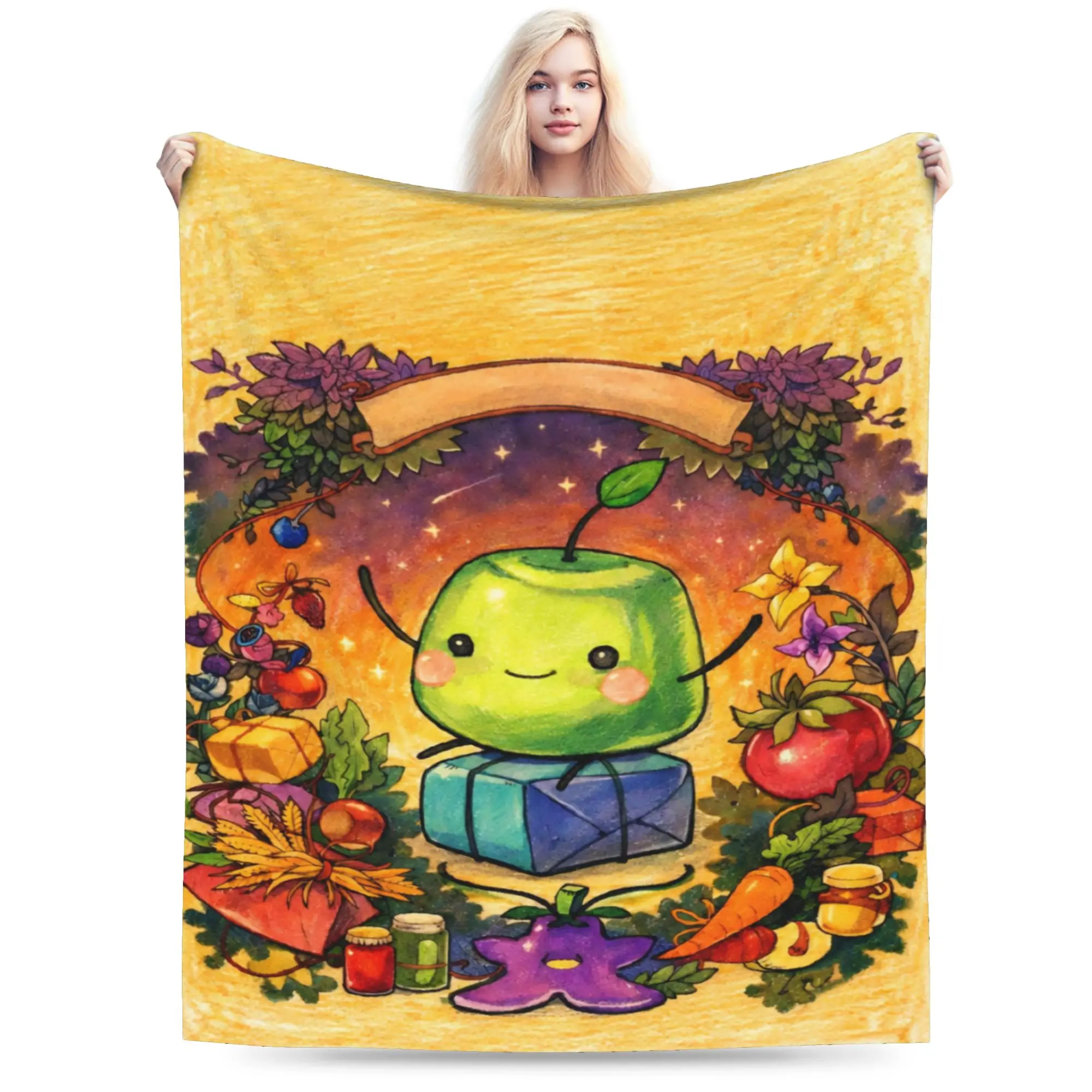Stardew Valley Animals Stuff Blanket Soft Flannel  Throw Blankets Comfortable Rug Piece