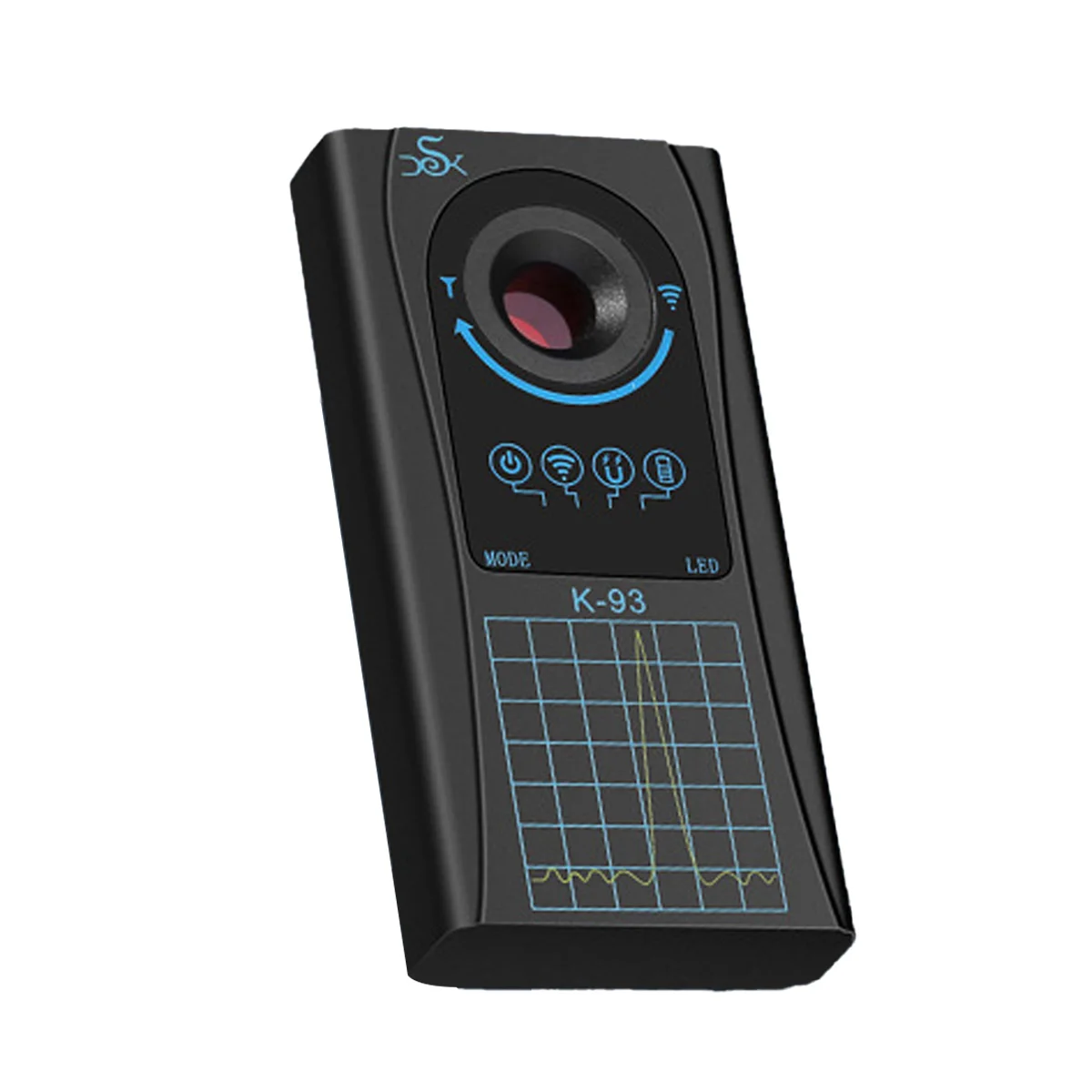 

K-93 Anti Surveillance Device, Wide Frequency 1MHz-8000MHz, Infrared Scan for Hidden Cameras, Magnetic GPS Tracker Detection