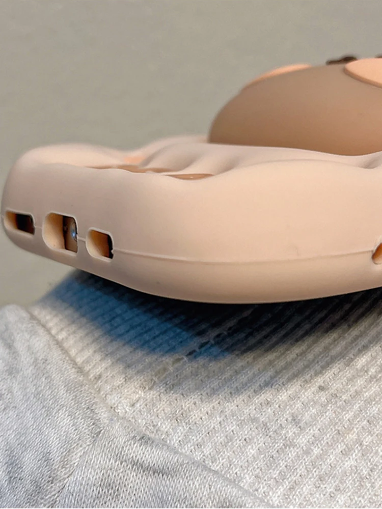 Schöne 3D Bär Versteckte Halter Stehen Silikon Telefon Fall Für iPhone 11 12 13 14 15 16 Pro Max XS XR X 7 8 Plus Nette Mädchen Abdeckung – Detail 13