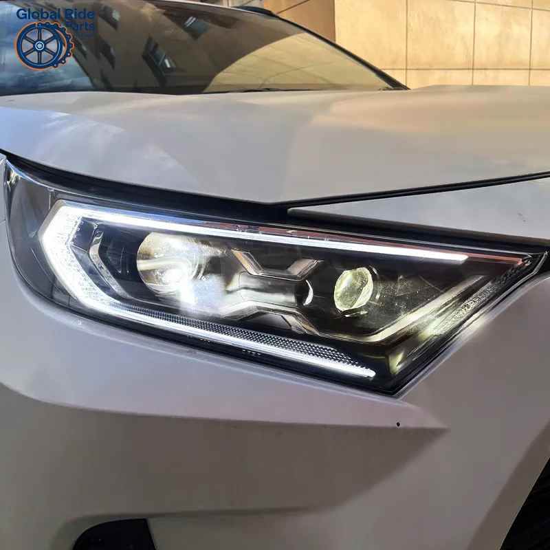 

Подходит для RAV4 в сборе 2020-2022 гг., модифицированные лазерные линзы, светодиодные дневные ходовые огни