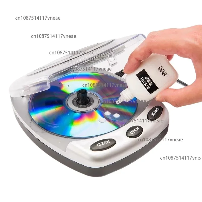 CD/DVD Disc Cleaning Machine Electric Automatic Scar Repair Device