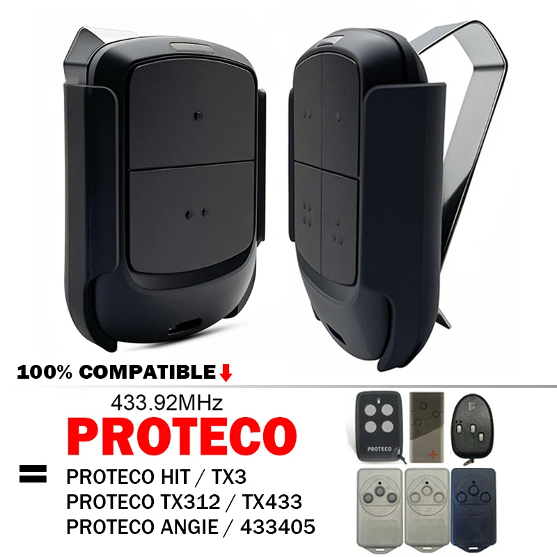 

Для клона PROTECO 433,92 МГц пульт дистанционного управления Proteco HIT TX3 TX312 TX433 ANGIE 433405 пульт дистанционного управления для гаражных ворот