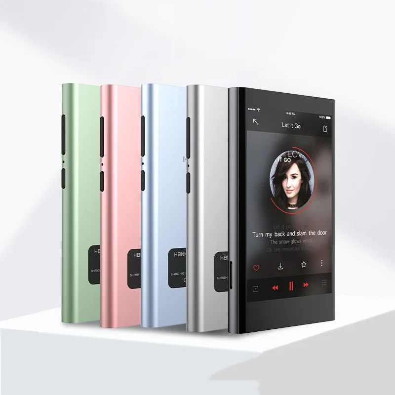 HD Lossless Music Player Large Screen Bluetooth 5.0HIFI Walkman Built-in Speaker Supports WIFI Connection for Long Battery Life