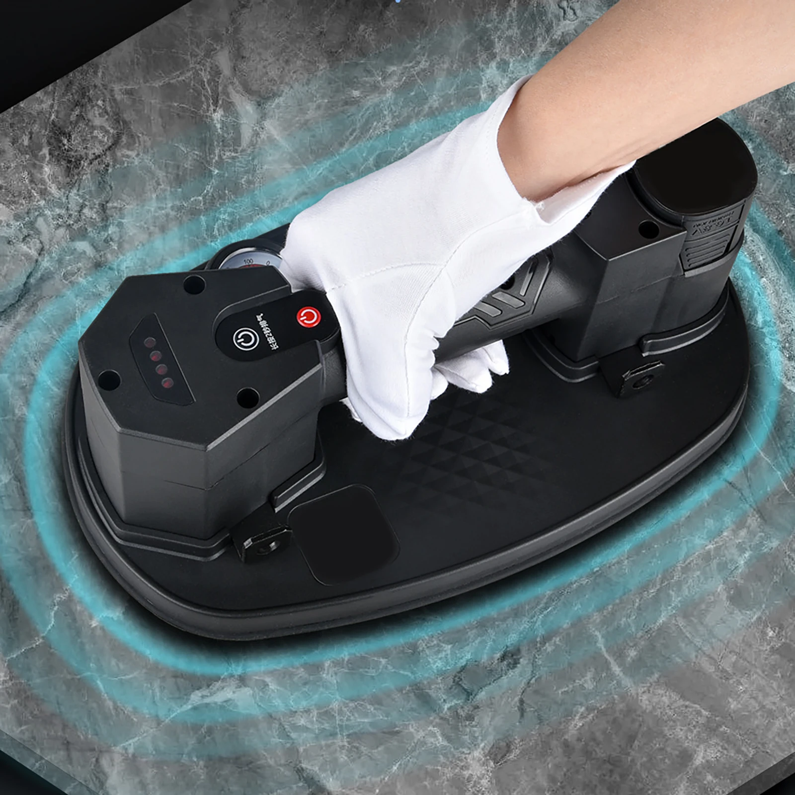 

220kg Heavy-Duty Lifter Electric Vacuum Sucker with Rechargable Battery Strong Suction Ceramic Tile Powerful Panel Carrier Tool