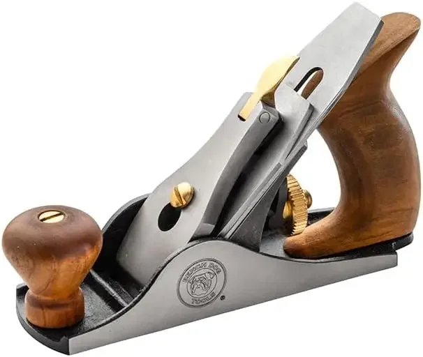 

No. 1 Smoothing Plane – Durable Cast Iron Build Block Plane – Compact Wood Planer Hand Tool for Detail Trimming – Ideal Surface