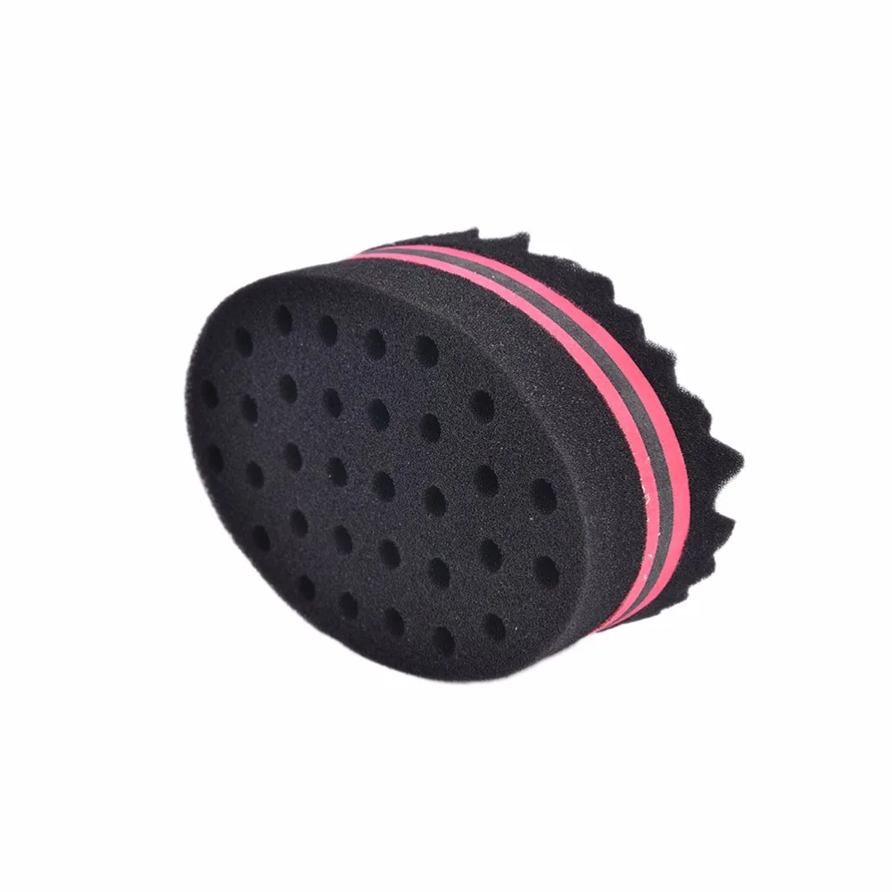 1Pcs Oval Double Sided Magic Twist Hair Brush Sponge Wave Hair Twist Braiders Dreads Twisting Locks Dreadlocks Curl Brush Tool