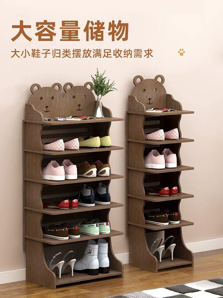 

Hot selling No. 16 door small shoe rack household storage rack shoe cabinet space saving multi-layer shoe rack