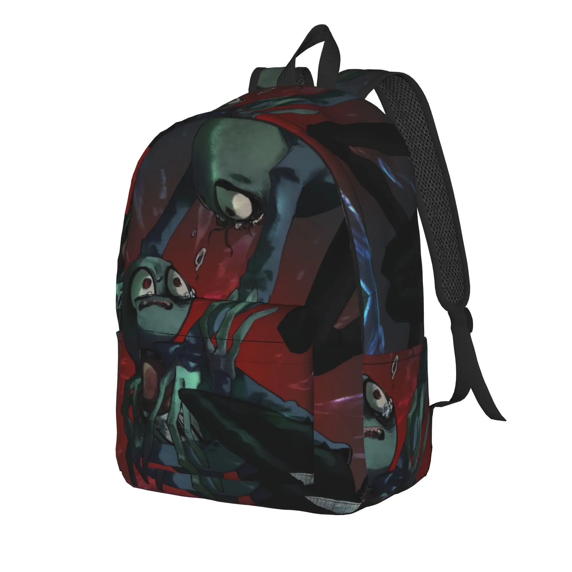 David Firth Salad Fingers Y2K Horror Backpack Student Print Backpacks Polyester Kawaii School Bags Camping High Quality Rucksack