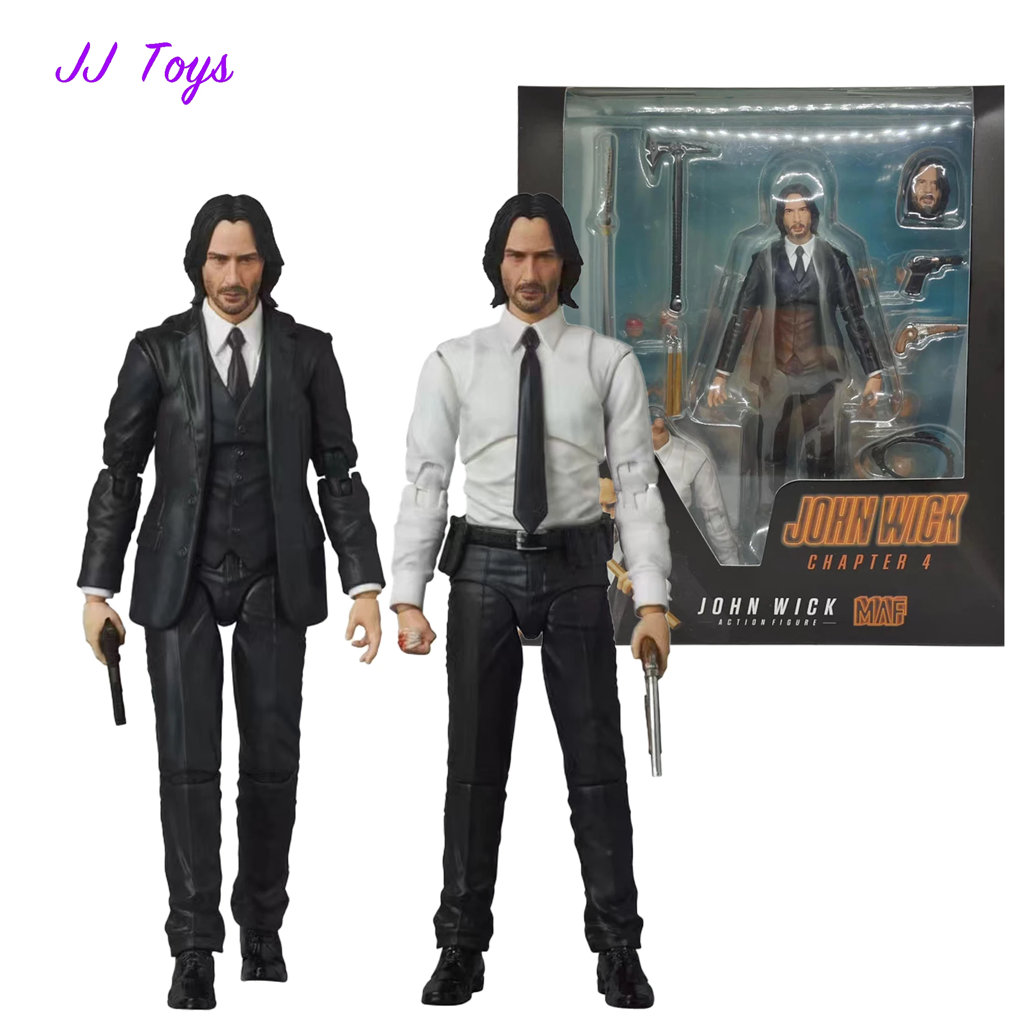 

15cm John Wick 4 Movie Figures MAF212 Action Figure MAF805 Statue Model Doll Collection Toys Gifts