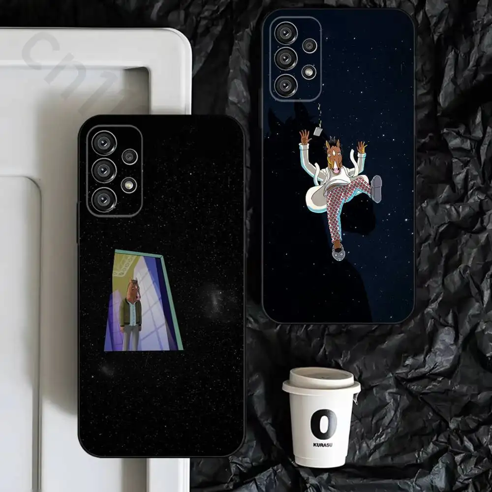 B-BoJack H-Horseman Phone Case for Samsung Galaxy S25 S24 S23 S22 S21 S20 Ultra Plus Cool Frosted Soft Cover Funda