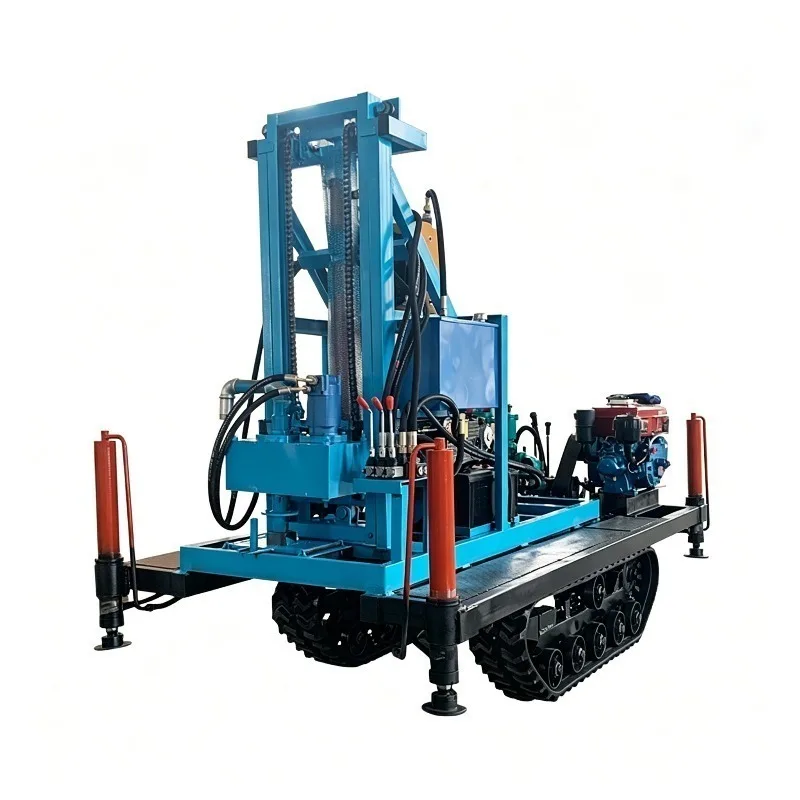 Small Compact Hydraulic Drilling Equipment Portable Borehole Rig For Household Garden Use