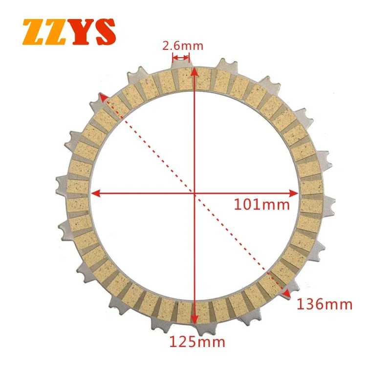 Motorcycle Accessories Friction Clutch Plate Kit For Honda CBR300R CBR300 CB300 CBR CB 300 CB300F CRF250M CRF250L CRF250 CRF 250