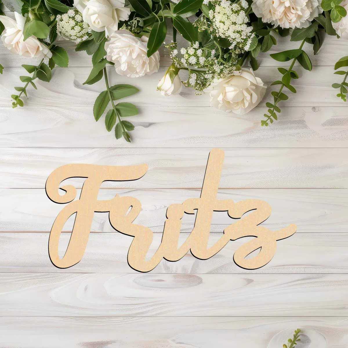 1 قطعة فريتج طويل الأمد مثال نص مخصص ديكور خشبي علامة مقطوعة بالليزر علامة خشبية ديكور فريد لغرفة النوم