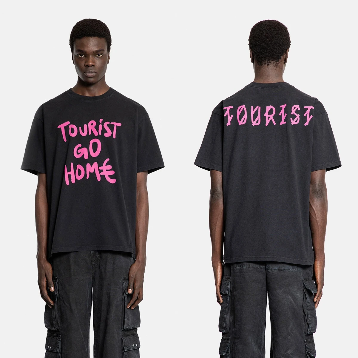 44 تسمية مجموعة تي شيرت العلامة التجارية الأوروبية جيماري برلين الربع الرجال النساء للجنسين قصيرة الأكمام عالية الجودة الشارع الشهير Harajuku تيز