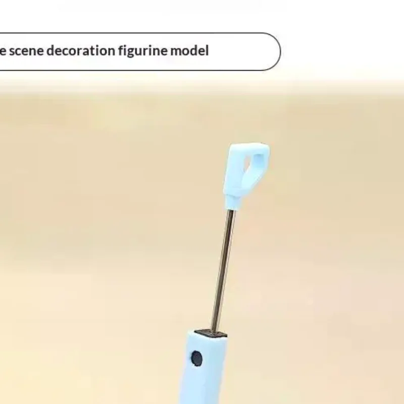 Handmade Miniature Floor Washer Model Lifelike Simulation Floor Scrubber Ornament for Dollhouse Living Room Decor