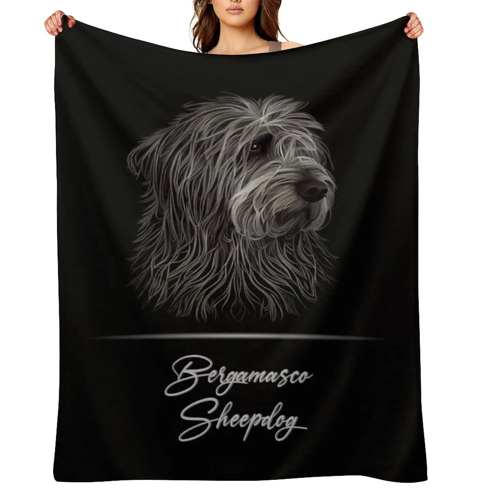 

Bergamasco Sheepdog Throw Blanket valentine gift ideas Summer Beddings Decorative Sofas Weighted Blankets