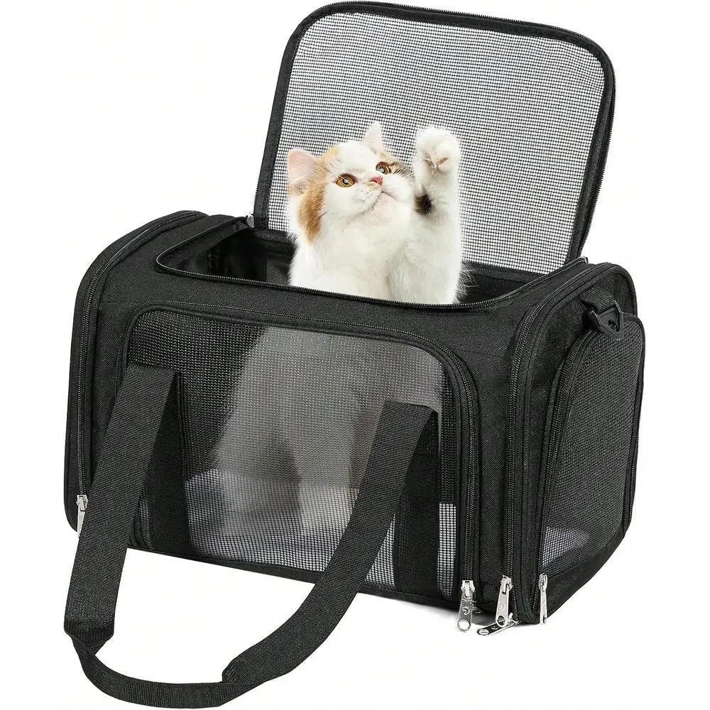 Foldable Pet Backpack Suitable For All Kinds Of Pets, Maximum Weight 15 Pounds SoftSided Travel Backpack, Suitable For Small Me