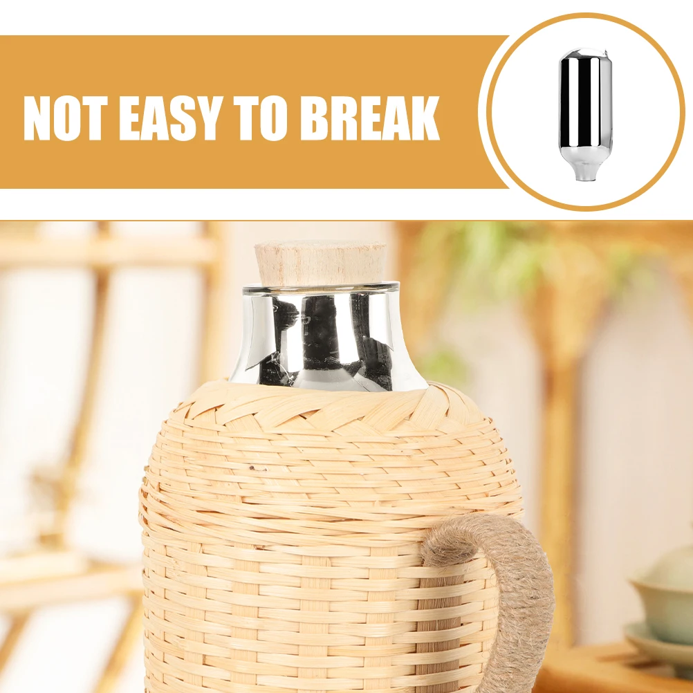 

Insulated Glass Liner Replacement for Vacuum Flask Water Bottle Heat Resistant Glass Inner Hot Jug Reusable