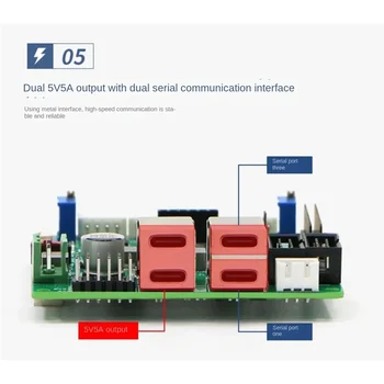 B78B-C50C Robot Control Board, Drive Control Integration, Brushless Motor Version, ROS Unmanned Trolley Chassis, Sports Four-Whe