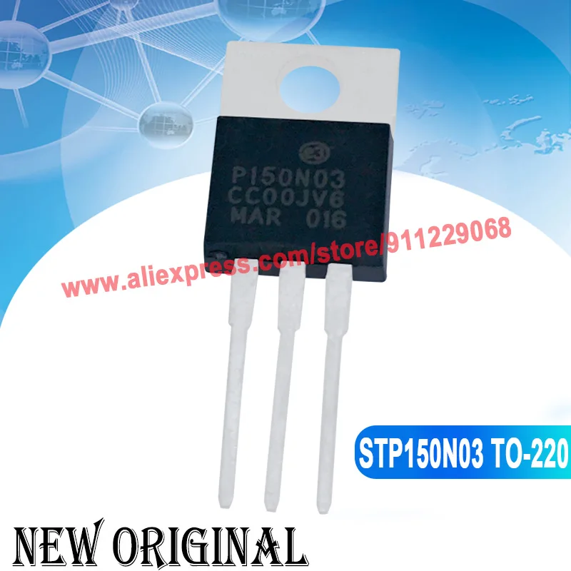 (5 adet) STP150N03 P150N03 30V 150A / P20NK50Z STP20NK50Z 500V 17A / P4NB80 STP4NB80 800V 4A / P60NF10 STP60NF10 100V TO-220