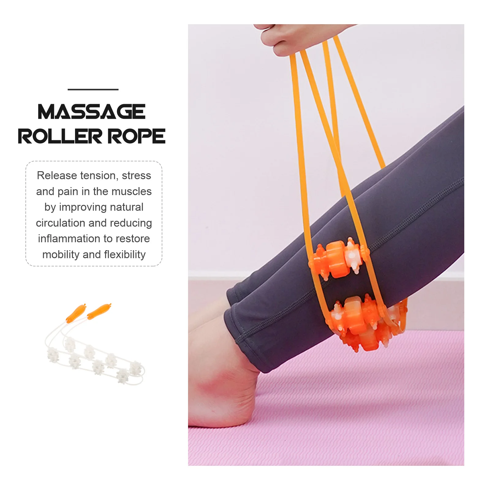 التراجع قطاع الأسطوانة مدلك لتخفيف الأنسجة العميقة المحمولة أداة تدليك يدوية الظهر الرقبة الكتف الساق الألم الانتعاش تجريب