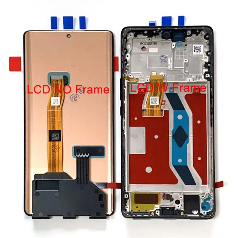 To 6.67'Original AMOLED For Huawei Honor X9a LCD Magic5 Lite Display Screen Touch Digitizer For Honor Magic 5 lite 5G X40 Frame