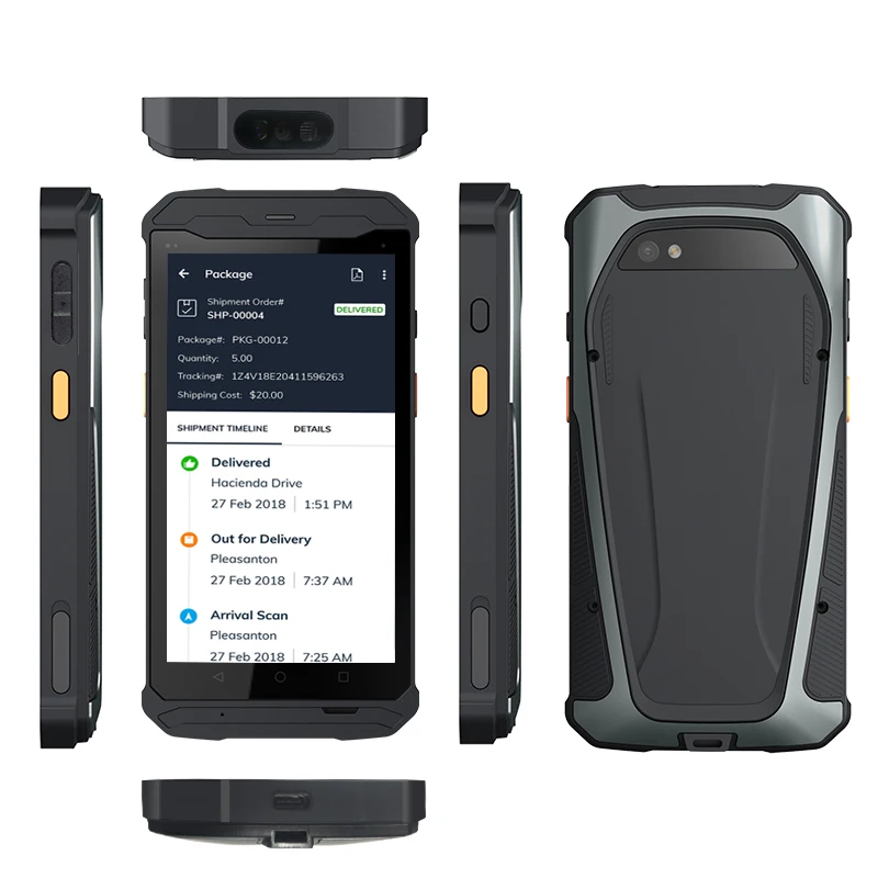 MSIP68 Rugged Portable Android PDA with 125Khz 134Khz LF Animal Earings Rfid Tags Cattle Sheep Livestock