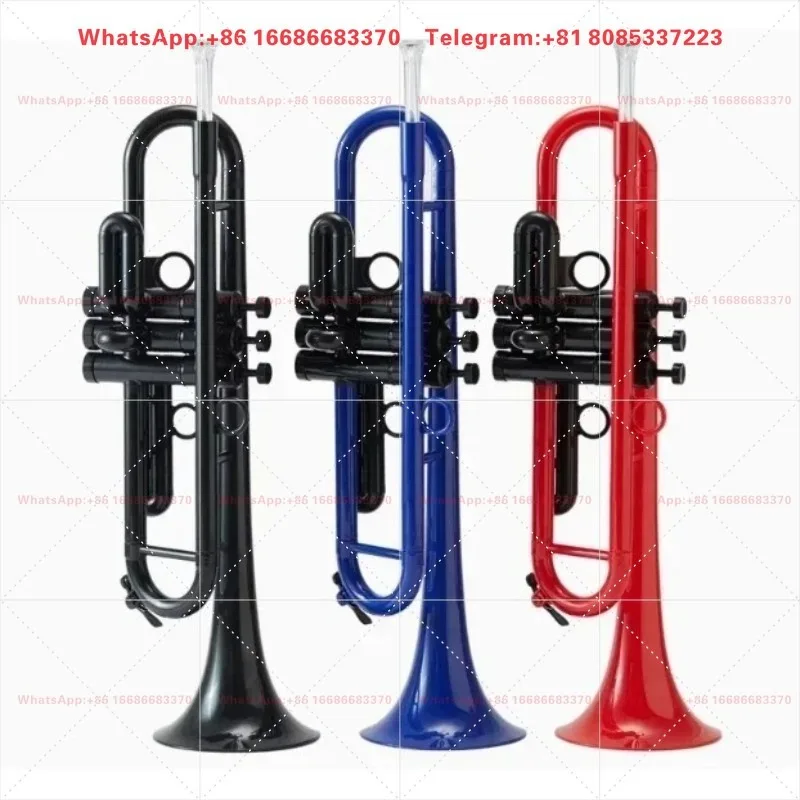 Flat Plastic Trumpet Instrument for Adults, Children, Beginners, General C-flat Professional Students To Play