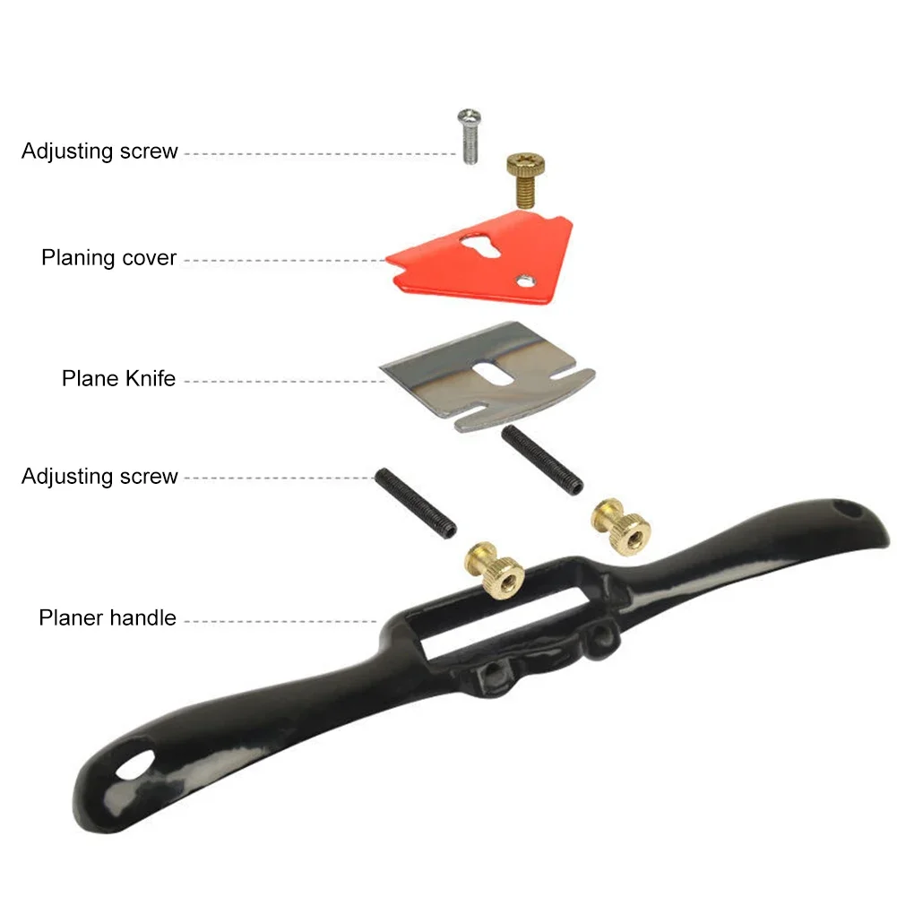 9Inch Hout Cutting Edge Trimmen Tool Houtbewerking Mini Hout Trimmen Vliegtuig Handschaaf Push Cast Timmerman Cutting Edge Tools