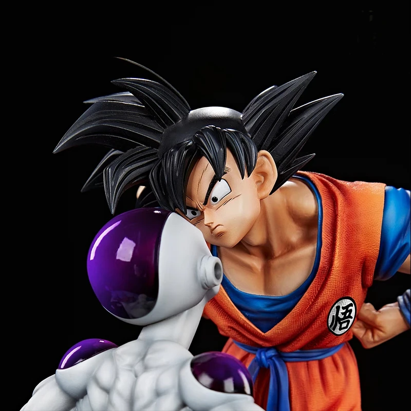 Dragon Ball Anime Figurki Son Goku Frieza Look Każda Inna Figurka 18cm Statuetka Pvc Model Kolekcja Lalek Pokój Decora Zabawki Prezenty
