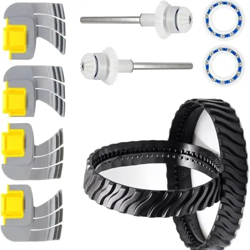 R0526100 Compatible Replacement Kit For Zodiac MX8 MX6 Pool Cleaning Systems With Tire Components Drive Shafts C60s And Brushes