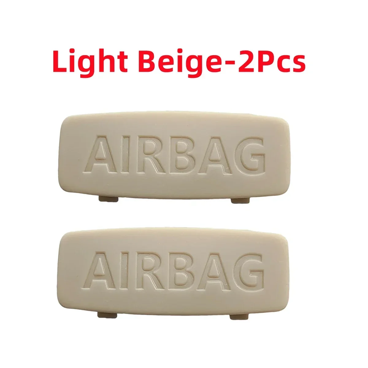 For VW Jetta A5 A6 MK5 Golf 5 6 7 GTI Passat B6 B7 CC Polo 2Pcs A B C Pillar Airbag Emblem Cap 3C0853437C 1K8853437 5G0853437