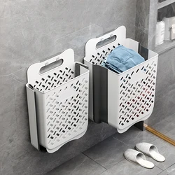 Kitchen Storage Organizer Basket with Handle Home Folding Colorful Portable Laundry Basket Easy To Fold