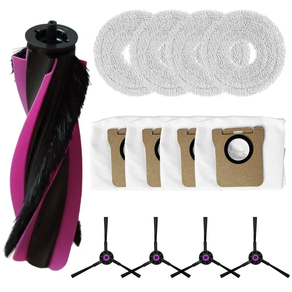 

1* Main Brush + 8/4* Dust Bags + 6/4* Side Brushes + 10/4* Mop Cloths For Airbot L50 Master Vacuum Cleaner Parts Accessories