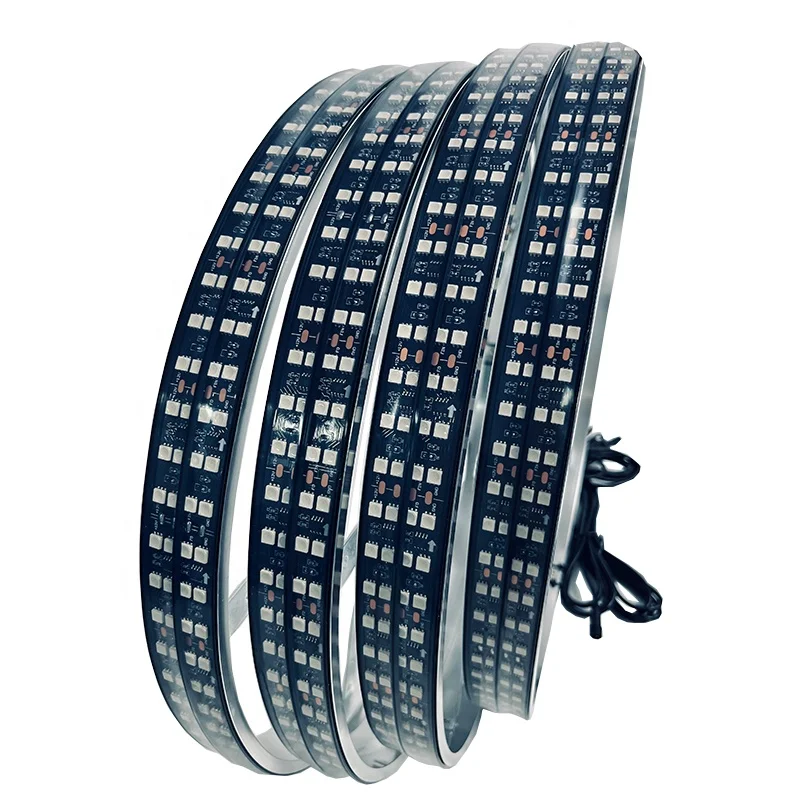 KSS 4 個車 LED ホイールリングライト 17 "RGB チェイシング 4 列リムライトタイヤライトキットユニバーサル車用