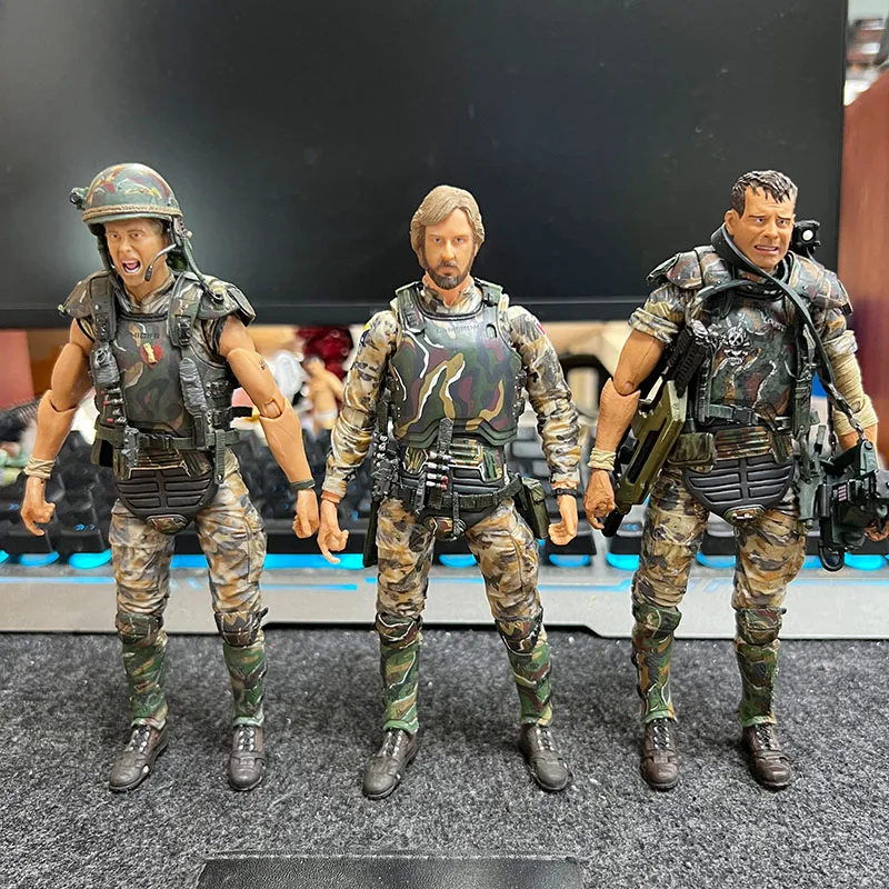 NECA kolonia Marine Corps najemnicy żołnierze AVP drapieżnik kosmici 2 7-calowa figurka ruchoma lalka