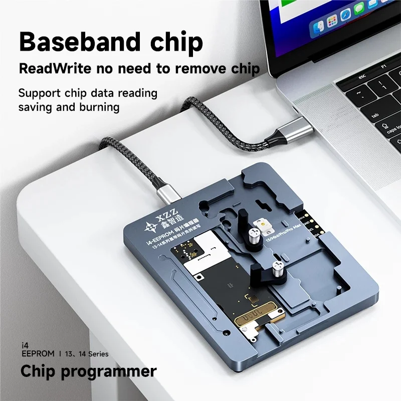 

XZZ XINZHIZAO FIX-E13/ I4-EEPOM Chip Tester EEPROM Logic Baseband Fixture For X to 12 13 14 Pro max Read-write Programmer