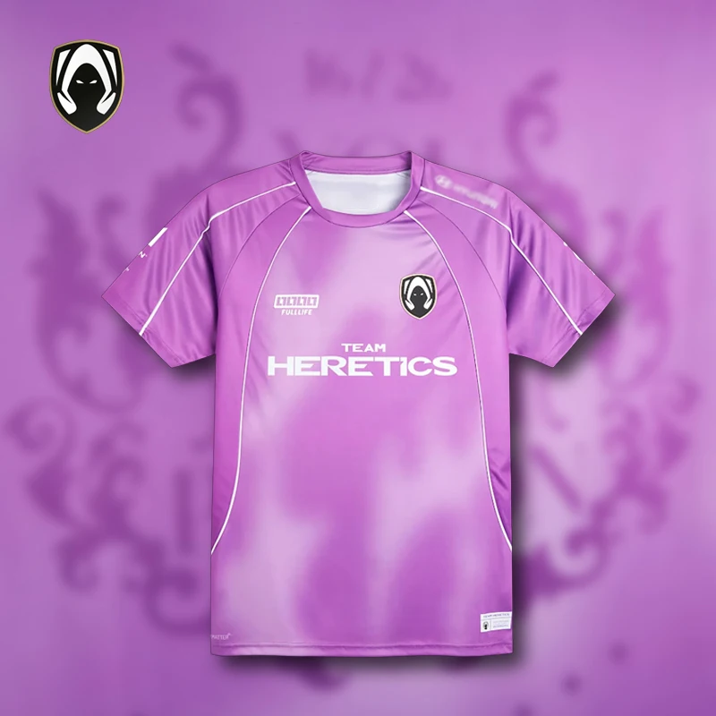 Team Heretics 2026 Champions Jersey Men's and Women's Team 3D T-shirt LOL VALORANT CS2 Esports Club Large Top