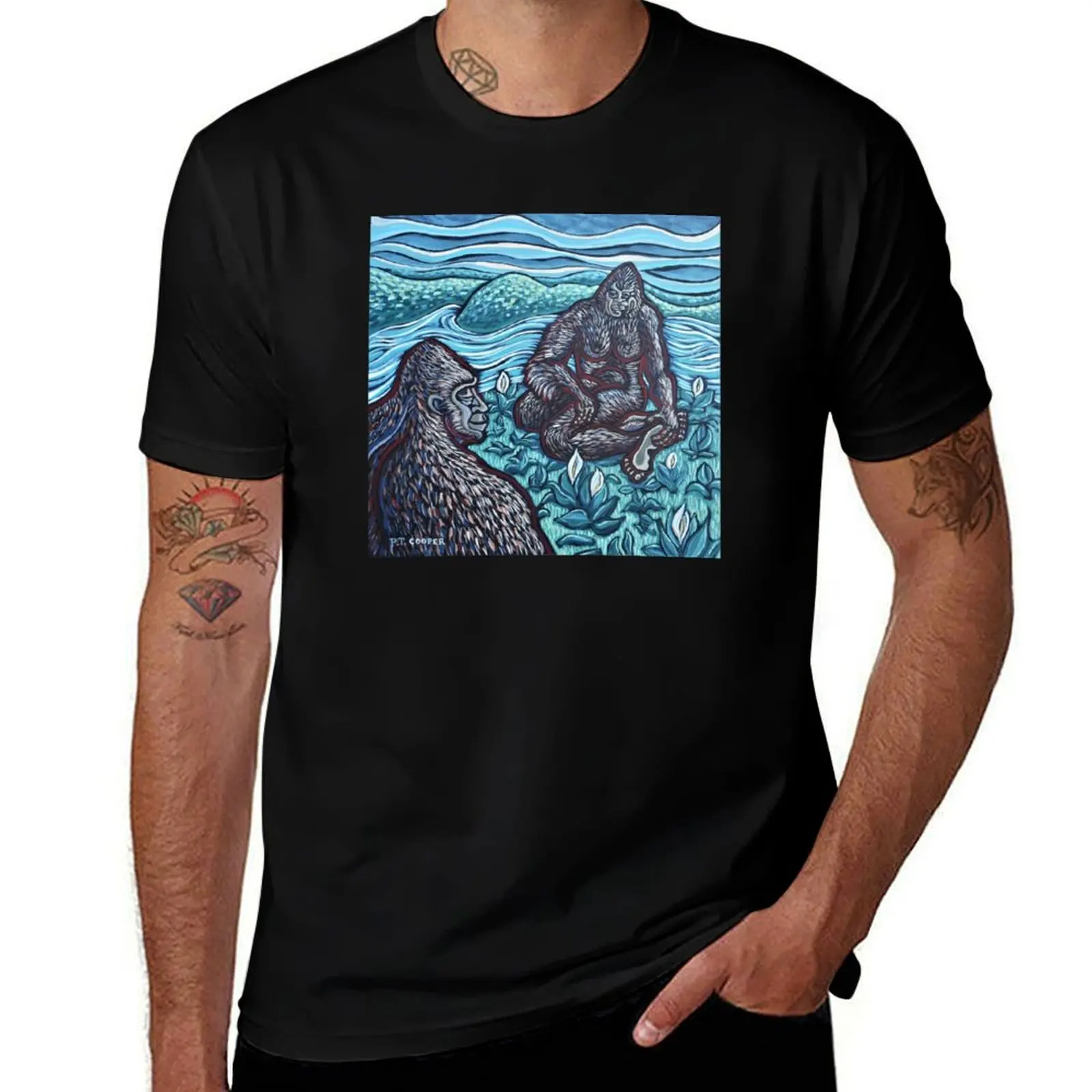 Love Amongst the Skunk Cabbage 2 T-Shirt Casual Fashion Print Tee Top
