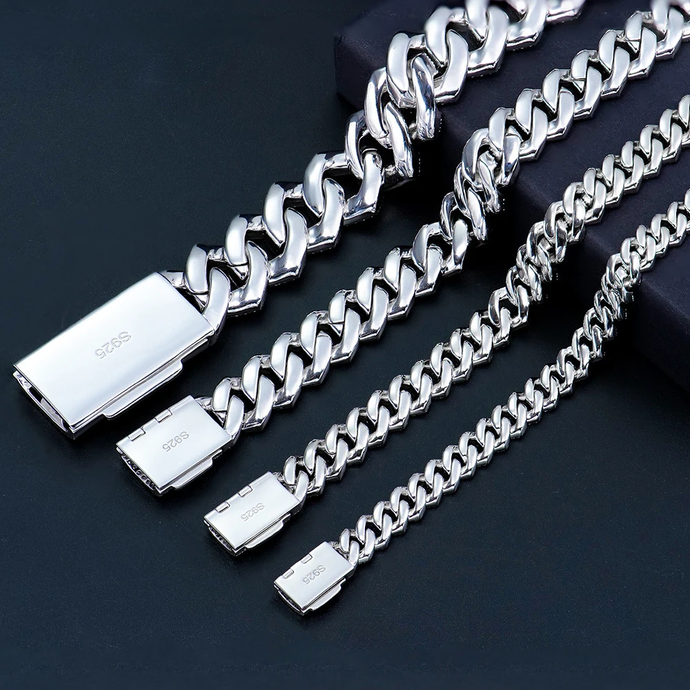 GRA Certified D Color VVS1 Moi - Cuban Link Chain 12Mm recension och pris