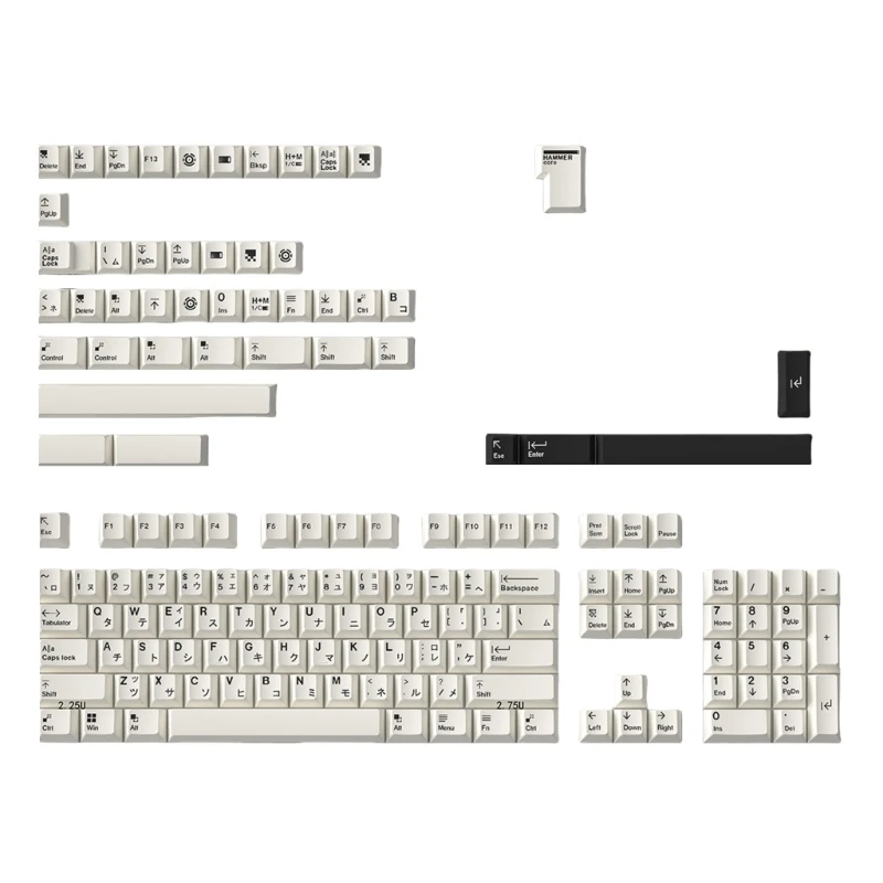 DN59 148 Toetsen/set Minimalistische Brauns Dye Sublimatie Keycap PBT Originele Hoogte KeyCaps voor Mechanische Toetsenborden